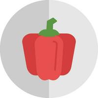 Bell Pepper Vector Icon Design