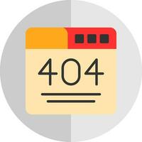 404 Error  Vector Icon Design