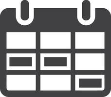 Calendar schedule icon symbol image vector. Illustration of the modern appointment reminder agenda symbol graphic design image. EPS 10 vector