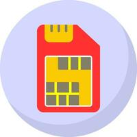 Sim Card  Vector Icon Design