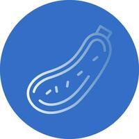 CourgetteZucchini Vector Icon Design