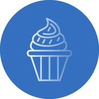 diseño de icono de vector de cupcake