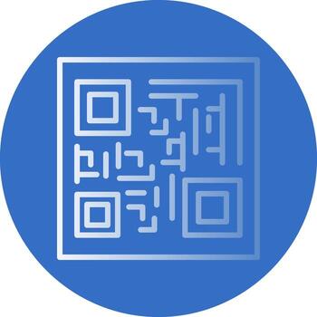 diseño de icono de vector de código qr