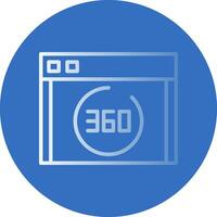 Virtual tour Vector Icon Design