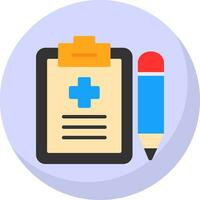 Medical Record  Vector Icon Design