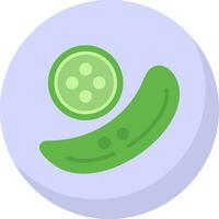 diseño de icono de vector de pepino