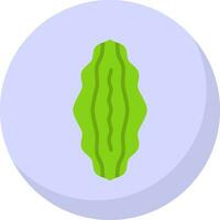 Bitter Melon Vector Icon Design