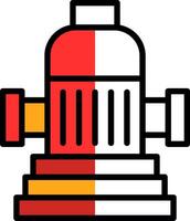 Fire Hydrant  Vector Icon Design