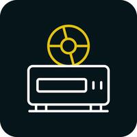 Dvd Player  Vector Icon Design