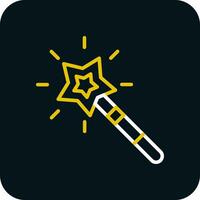 Magic Wand  Vector Icon Design