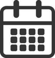 Calendar schedule icon symbol image vector. Illustration of the modern appointment reminder agenda symbol graphic design image. EPS 10 vector