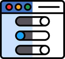Setting  Vector Icon Design