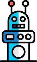 robot vector icono diseño