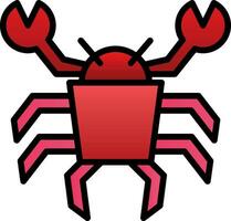 Crab Vector Icon Design