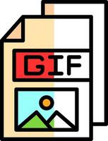 gif vector icono diseño