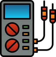 Voltmeter Vector Icon Design