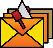 Email Marketing Vector Icon Design