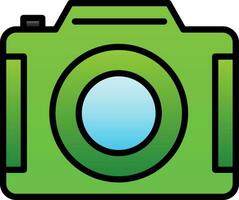Photo Camera Vector Icon Design
