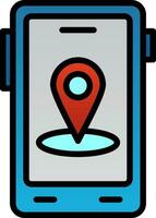 Gps Navigation Vector Icon Design