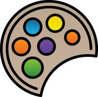 Color Palette Vector Icon Design