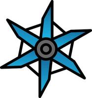 Pinwheel Vector Icon Design