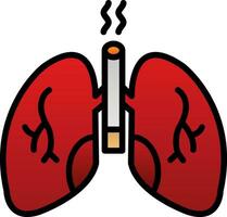 diseño de icono de vector de pulmones