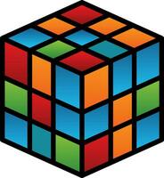 rubik vector icono diseño