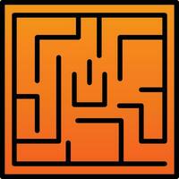 Labyrinth Vector Icon Design