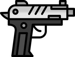 pistola vector icono diseño