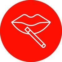 Lips Vector Icon Design