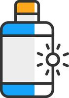 Sunscreen  Vector Icon Design