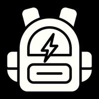 Smart Backpack Vector Icon