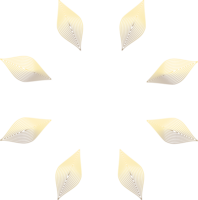 golden Blumen- Ornament png