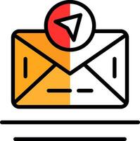 Send Mail  Vector Icon Design