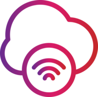 schema pendenza nube icona png