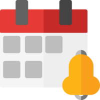 limpiar sencillo calendario icono plano estilo diseño png