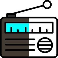 Radio  Vector Icon Design