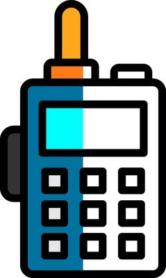 Walkie Talkie  Vector Icon Design