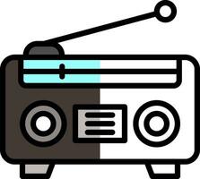 radio vector icono diseño