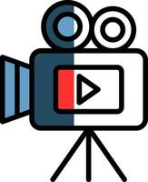 Video Film  Vector Icon Design