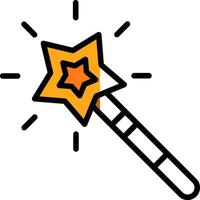 Magic Wand  Vector Icon Design