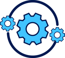 setting gear icon concept png