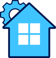 flat style home icon png