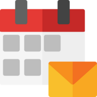 limpiar sencillo calendario icono plano estilo diseño png