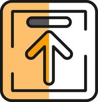 Up Arrow Upload Vector Icon Design