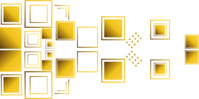 gold geometric decoration png