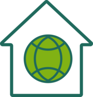 flat style home icon png