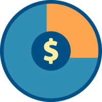 flat style money icon png