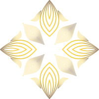 golden floral ornament png