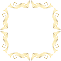 golden floral ornament png